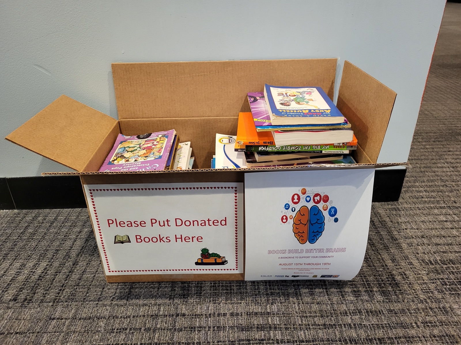 Esler Companies Leads a Book Drive for Children in Local Communities